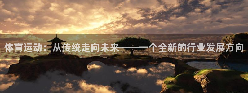 意昂体育3：体育运动：从传统走向未来——一个全新的行业发展方向