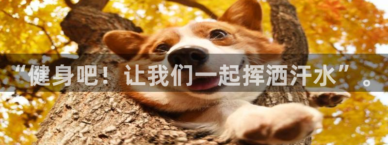 意昂22官网：“健身吧！让我们一起挥洒汗水”。
