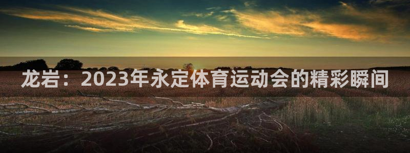 意昂代理注册官网入口：龙岩：2023年永定体育运动会的精彩瞬间